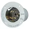 Image of CS6377 Dispositivos de bloqueo, Twist-Lock®, industrial, entrada con brida, 50 A, 125 V, 2 polos, 3 hilos, toma de tierra, no NEMA, terminal de tornillo