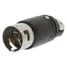 Image of CS8265C Locking Devices, Twist-Lock®, Industrial, Male Plug, 50A, 250V, 2-Pole 3-Wire Grounding, Non-NEMA, Screw Terminal, Black and White