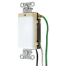 Straight Blade Devices, LED Nightlight Wiring Devices, Nightlight Only, 120V, 1.5 Lumen, Ivory