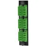 Image of FSPLCQS6GN Fiber Optic Panel Adapter, 24-Fiber, 6) LC Quad, Phosphor Bronze Sleeves, Green