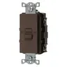 Image of GFBFST20 Power Protection Devices, Self Test Faceless GFCI, 20A 125V, 2-Pole 3-Wire Grounding, Brown