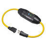 Power Protection Products, GFCI Linecords, Commercial, Auto Set, 15A 125V, 5-15R, 25' Cord Length, Single Tap, Yellow.
