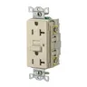 Image of GFR20I Power Protection Devices, Receptacle, Self Test, GFCI, 20A 125V, 2-Pole 3-Wire Grounding, 5-20R, Ivory