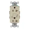 Image of GFR20I Power Protection Devices, Receptacle, Self Test, GFCI, 20A 125V, 2-Pole 3-Wire Grounding, 5-20R, Ivory