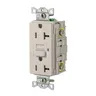 Image of GFR20LA Heavy Duty Commercial AUTOGUARD® Self-Test GFCI Receptacle, 20A, Light Almond