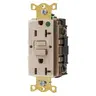 Image of GFST83AL Power Protection Products, GFCI Receptacles, Self Test, Hospital Grade, 20A 125V, 2-Pole 3-Wire Grounding, 5-20R, Almond