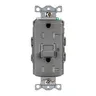 Image of GFRTR20GRY Power Protection Devices, Receptacle, Self Test, GFCI, TR, Commercial Grade, 20A 125V, 2-Pole 3-Wire Grounding, 5- 20R, Gray