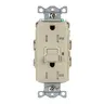 Image of GFRTR20I Power Protection Devices, Receptacle, Self Test, GFCI, TR, Commercial Grade, 20A 125V, 2-Pole 3-Wire Grounding, 5- 20R, Ivory