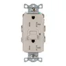 Image of GFRTR20LA Power Protection Devices, Receptacle, Self Test, GFCI, TR, Commercial Grade, 20A 125V, 2-Pole 3-Wire Grounding, 5- 20R, Light Almond