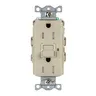 Image of GFRTW15I Power Protection Devices, Receptacle, Self Test, GFCI, TRWR, Commercial Grade, 15A 125V, 2-Pole 3-Wire Grounding, 5-15R, Ivory