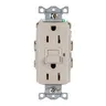 Image of GFRWR15LA Power Protection Devices, Receptacle, Self Test, GFCI, WR, Commercial Grade, 15A 125V, 2-Pole 3-Wire Grounding, 5-15R, Light Almond