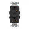 Image of GFRWR20BLK Power Protection Devices, Receptacle, Self Test, GFCI, WR, Commercial Grade, 20A 125V, 2-Pole 3-Wire Grounding, 5-20R, Black