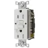 Image of GFTRST15WB Power Protection Products, GFCI Receptacle, Self Test, Commercial Grade, Tamper Resistant, 15A 125V, 2- Pole 3-Wire Grounding, 5-15R, With Alarm