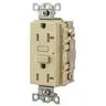 Image of GFTW20IMP Power Protection Products, Tamper and Weather Resistant GFCI Receptacle, Hubbell Pro, 20A 125V AC, 2-Pole 3-Wire Grounding, 5-20R