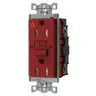 Image of GFTWRST15RIG Heavy Duty Commercial Tamper-Resistant/Weather Resistant AUTOGUARD® Self-Test GFCI Receptacle with Isolated Ground, 15A, Red