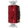 Image of GFTWRST15R Replaced By GFRTW15R - Heavy Duty Commercial Weather Resistant AUTOGUARD® Self-Test GFCI Receptacle, 15A, Red