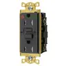 Image of GFST82BKIG Power Protection Products, GFCI Receptacles, Self Test, IG, Tamper and Weather Restant, Hospital Grade, 15A 125V, 2-Pole 3-Wire Grounding, 5-15R