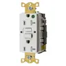 Image of GFST83WTR Power Protection Products, GFCI Receptacles, Self Test, Tamper and Weather Resistant, Hospital Grade, 20A 125V, 2-Pole 3- Wire Grounding, 5-20R, White