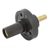 Image of HBL15FRSBK Single Pole Products, Female Receptacle, Threaded Stud Termination, 150 Amp Series, Black