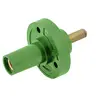 Image of HBL15FRSGN Single Pole Products, Female Receptacle, Threaded Stud Termination, 150 Amp Series, Green