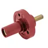 Image of HBL15FRSR Single Pole Products, Female Receptacle, Threaded Stud Termination, 150 Amp Series, Red