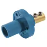 Image of HBL15MRBL Single Pole Products, Male Inlet, Double Set Screw Termination, 150 Amp Series, Blue