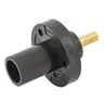 Image of HBL15MRSBK Single Pole Products, Male Inlet, Threaded Stud Termination, 150 Amp Series, Black