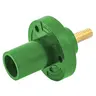 Image of HBL15MRSGN Single Pole Products, Male Inlet, Threaded Stud Termination, 150 Amp Series, Green