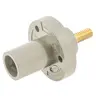 Image of HBL15MRSW Single Pole Products, Male Inlet, Threaded Stud Termination, 150 Amp Series, White