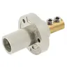 Image of HBL15MRW Single Pole Products, Male Inlet, Double Set Screw Termination, 150 Amp Series, White