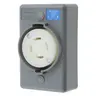 Image of HBL2720SR Dispositivos de bloqueo, Twist-Lock®, Cubierta de seguridad, Receptáculo de montaje en superficie, 30A trifásico delta 250V CA