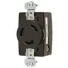 Image of HBL3330 Dispositivos de bloqueo, Twist-Lock®, Industrial, Receptáculo empotrado, 30A 125/250V, 3-Pole 3-Wire Non Grounding, Non-NEMA, Terminal de tornillo