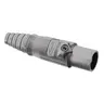 Image of HBL400MGY Single Pole Products, Male Plug, 300/400A 600V AC/DC, Gray