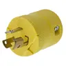 Image of HBL4723VY Locking Devices, Twist-Lock®, Valise, Male Plug, 15A 125V, 2-Pole 3-Wire Grounding, L5-15P, Screw Terminal, Yellow