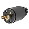 Image of HBL7594 Locking Devices, Midget Twist-Lock®, Industrial, Male Plug, 15A 125V AC, 2-Pole 3-Wire Grounding, NEMA ML-2P