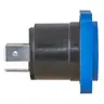 Image of HBLPMIBL Locking Devices, Twist-Lock®, Insul-Lock™ Connectors, 25 Amp, Panel Mount, Blue