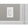 Image of IDEV0010HW iDevices Wi-Fi Enabled Smart Duplex Wall Outlet; Works with Amazon Alexa, Apple HomeKit™, and Google Assistant, 15A 125VAC, White