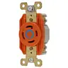 Image of IG2720 Locking Devices, Twist-Lock®, Isolated Ground Industrial, Flush Receptacles, 30A 3-Phase Delta 250V AC, L15-30R, Screw Terminal