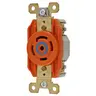 Image of IG2810 Locking Devices, Twist-Lock®, Isolated Ground Industrial, Flush Receptacle, 30A 3-Phase Wye 120/208V AC, L21-230R, Screw Terminal