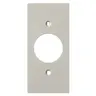 Image of KP7 Device Plates and Accessories, Faceplate, KP Series 1-Gang, 1.40" Opening, Office White