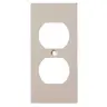 Image of KP8AL Device Plates and Accessories, KP Plate, Duplex Opening, Almond