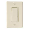 Image of LCD0108DI Lighting Controls Residential / Light Commercial Rocker Dimmer Switch, 0-10V LED - Single Pole, Three Way, 10A 120VAC, 5A 277VAC, Ivory