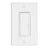 Image of LCD0108DW Lighting Controls Residential / Light Commercial Rocker Dimmer Switch, 0-10V LED - Single Pole, Three Way, 10A 120VAC, 5A 277VAC, White