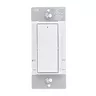 Image of LCD300DW Lighting Controls Residential Rocker Dimmer Switch, 300W LED/CFL, 600W Incandescent 2.5A - Single Pole, Three Way, 120VAC, White