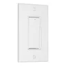 Image of LCD300DW Lighting Controls Residential Rocker Dimmer Switch, 300W LED/CFL, 600W Incandescent 2.5A - Single Pole, Three Way, 120VAC, White