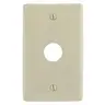 Image of NP737AL Wallplates, Nylon, 1-Gang, .625" Opening, Box Mounted, Ivory