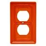 Image of NP8OIG Wallplates and Box Covers, Wallplate, Nylon, 1-Gang, 1) Duplex, Marked "Isolated Ground", Orange