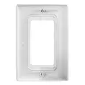 Image of NPJJ26W Wallplates and Box Covers, Wallplates, Nylon, 1-Gang, Jumbo, Decorator, White