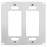 Image of NPS262W WALLPLATE 2G DEC SNAP-ON, WHITE