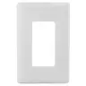 Image of NPS26W WALLPLATE 1G DEC SNAP-ON,WHITE